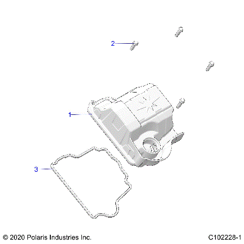 ENGINE, VALVE COVER - A26SEA50B1/B4 (C102228-1)