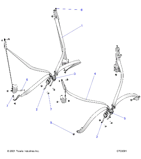 BODY, SEAT BELT MOUNTING - Z24NME99NM (C703091)