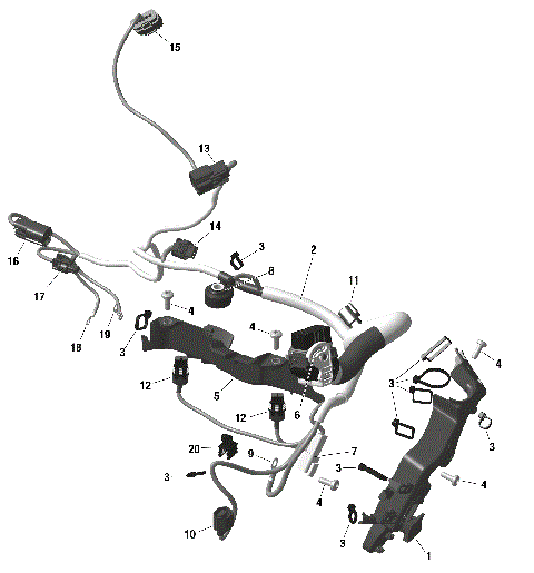 01- ROTAX - Engine Harness And Electronic Module
