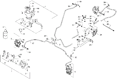 HYDRAULIC BRAKE ASSEMBLY  [304045]