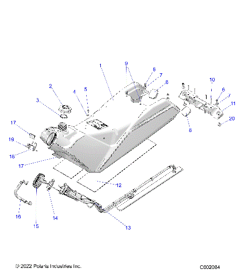 FUEL SYSTEM, FUEL TANK ASM. - S24TKP9FS (C602084)