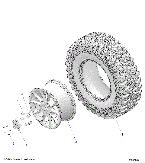 WHEELS, FRONT - Z26NMX99A4/A6 (C750909)