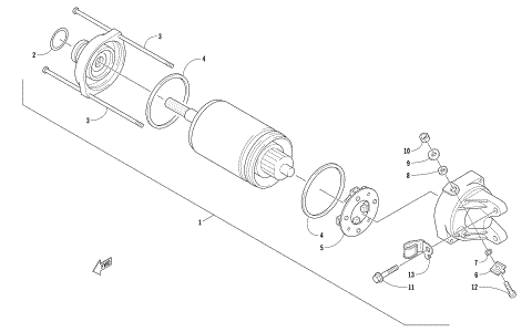 STARTER MOTOR ASSEMBLY