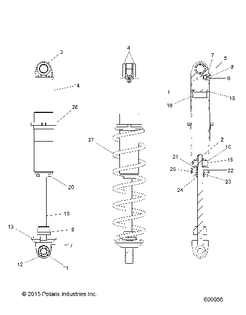 SUSPENSION, SHOCK, IFS - S18EFK8P/EFM8P (600571)