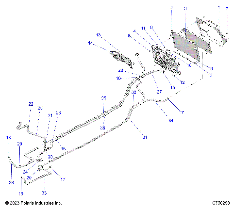 ENGINE, COOLING - Z25S4D92AA/AL/BA/BF/AF/BL (C750298)