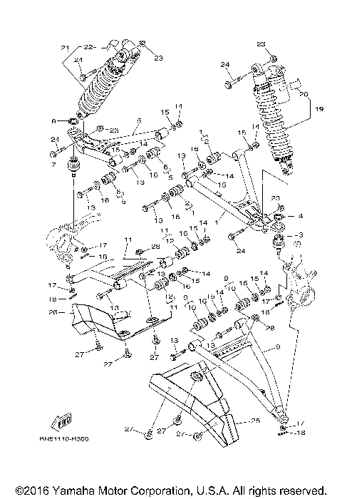 FRONT SUSPENSION WHEEL