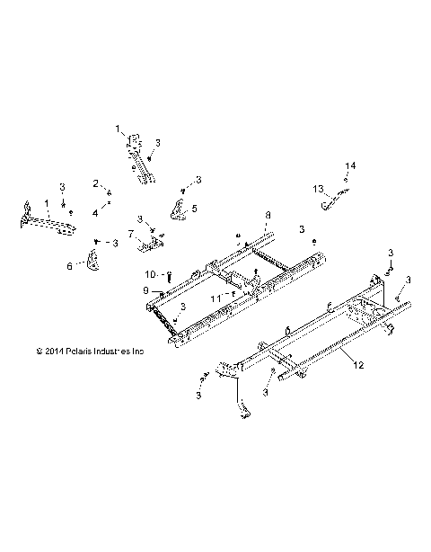 CHASSIS, MAIN FRAME MOUNTS - Z15VA87 ALL OPTIONS (49RGRFRAME15RZR900)