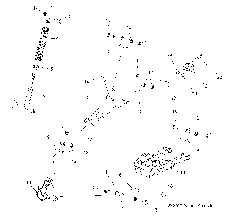 SUSPENSION, REAR - A09TN76AL/AX/AZ (49ATVSUSPRR09SPX2800)