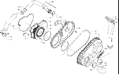 BELT COOLING AND CLUTCH COVER ASSEMBLY [303666]