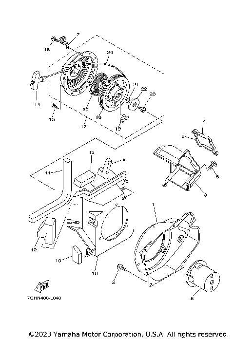 AIR SHROUD & STARTER