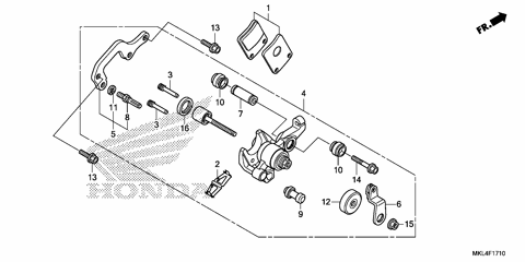 PARKING BRAKE CALIPER