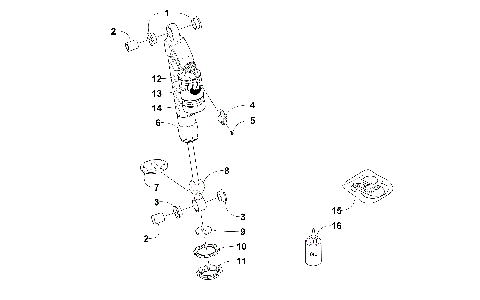 FRONT SUSPENSION SHOCK ABSORBER [102248]