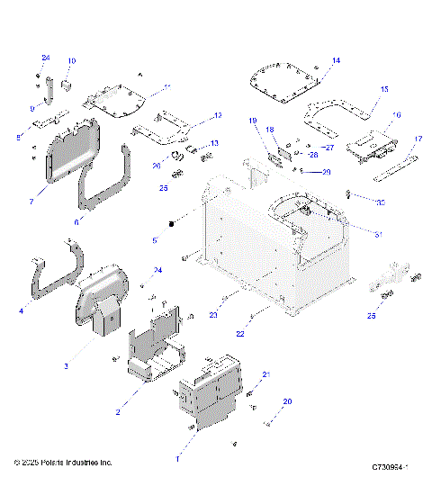 ELECTRICAL, BATTERY, SERVICE COMPONENTS, R24E3GC4BD/B9 (C730994-1)