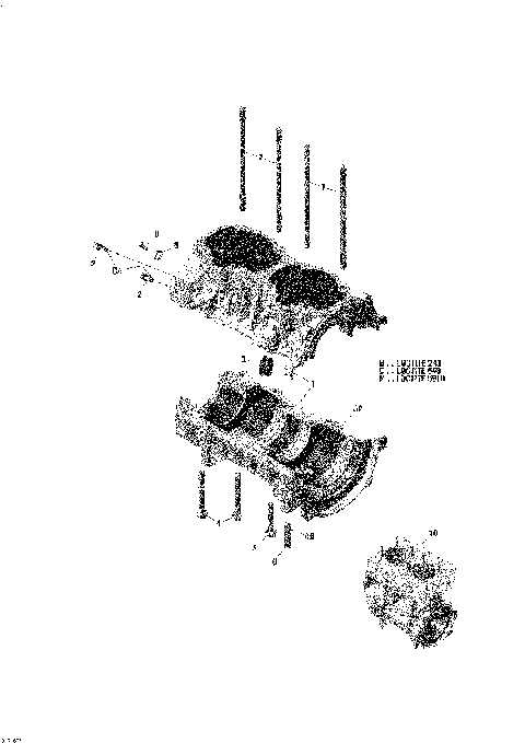 01- Crankcase - 550F