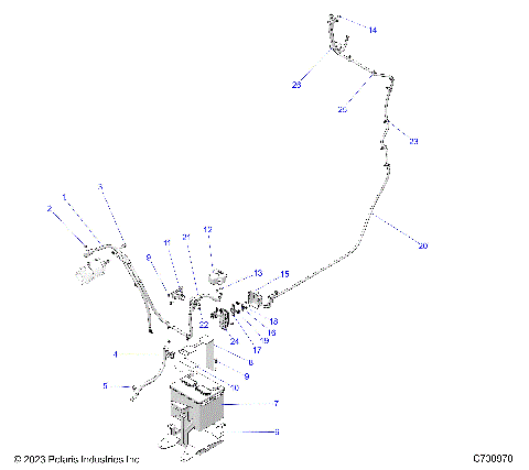 ELECTRICAL, BATTERY/CABLES - R24X6W1RAH/AS/A9/BH/BS/B9 (C730970