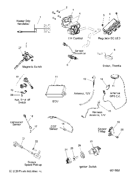 ELECTRICAL, SWITCHES, SENSORS and COMPONENTS - S21TKV8RS/8RE ALL OPTIONS (601669)