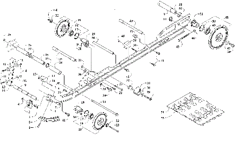 REAR SUSPENSION RAIL ASSEMBLY [109067]