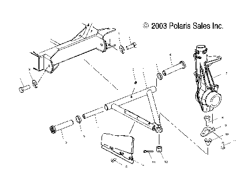 A-ARM/STRUT MOUNTING - A10RD50AA (4970977097B10)