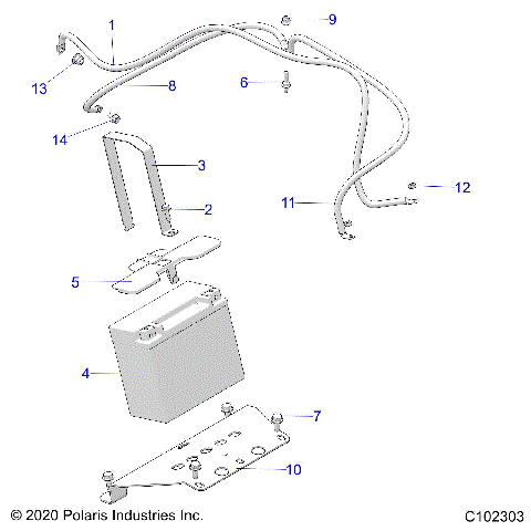ELECTRICAL, BATTERY - A20SXM95AL/CAL (C102303)