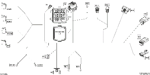 08- ELECTRIC - Console Wiring Harness - 278003868