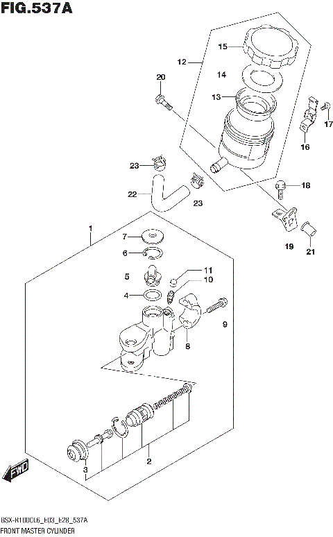 FRONT MASTER CYLINDER