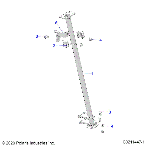 STEERING POST - A25SEA57F1/C1/C2/E1/E2 (C0211447-1)