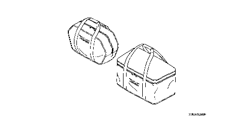 NYLON SADDLE@TRUNK LINER