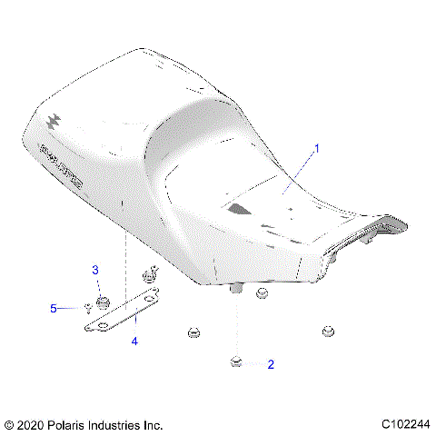 BODY, SEAT - A23S6E57F1/FK (C102244)