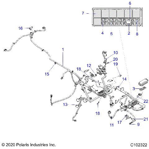 ELECTRICAL, HARNESS - A25SXD95A9 (C102322)