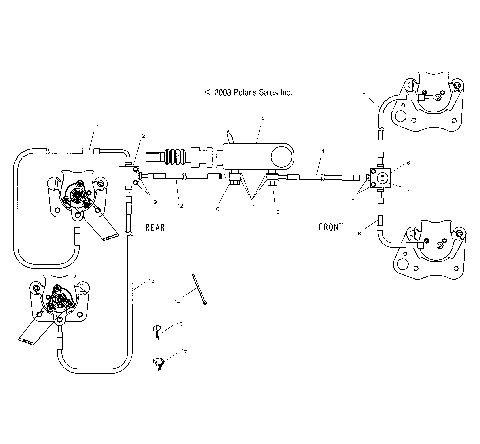 BRAKE LINES/MASTER CYLINDER - C11RB63AA/AB (4985628562B09)