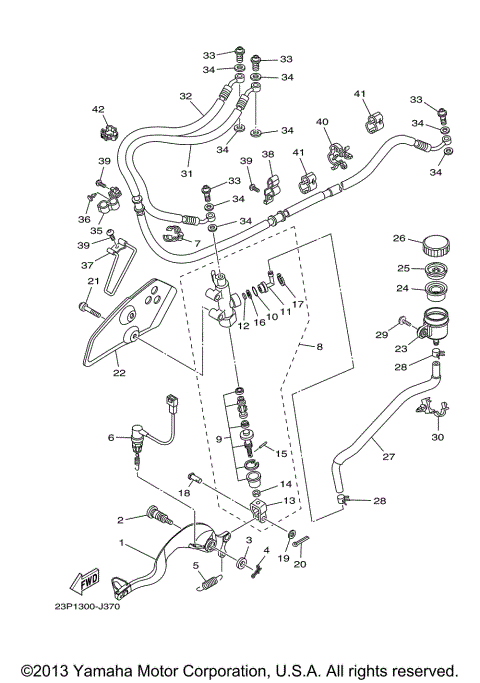 REAR MASTER CYLINDER