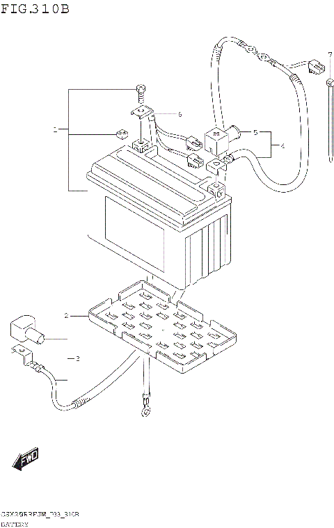 BATTERY (GSX250RRLJ:M2:P33)