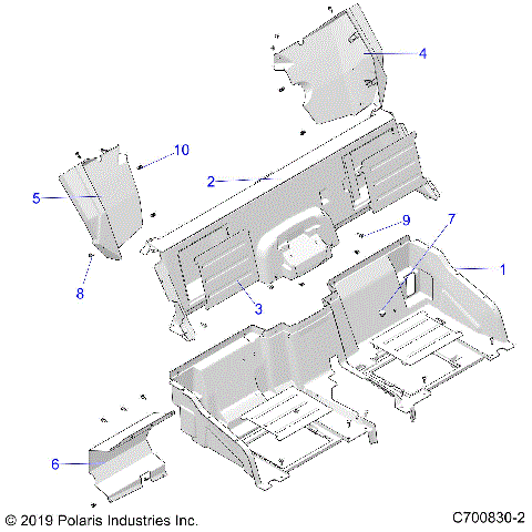 BODY, REAR, CLOSEOFF AND FENDER FLARES - G21GMD99AJ/AZ/BJ/BZ (C700830-2)