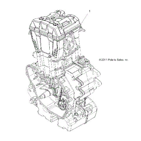 ENGINE, LONG BLOCK - D23M4A57B4/G57B4/U57B4/W57B4 (49RGRSB12RZR570)