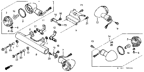 FRONT@REAR TURN SIGNAL