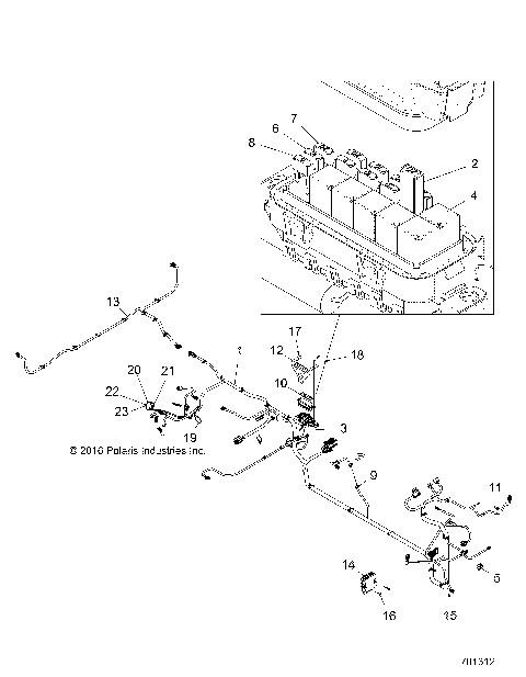 ELECTRICAL, WIRE HARNESSES - R18RDA57A1/B1 (700744)