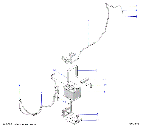 ELECTRICAL, BATTERY - R25RRED4JA (C731177)