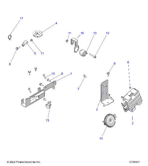 ELECTRICAL, WIRE HARNESS COMPONENTS - D23M2A57B4/G57B4/U57B4/W57B4 (C730434)