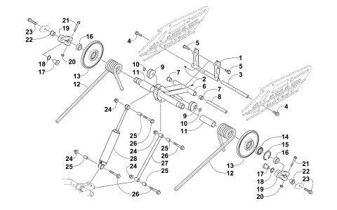 REAR SUSPENSION REAR ARM ASSEMBLY