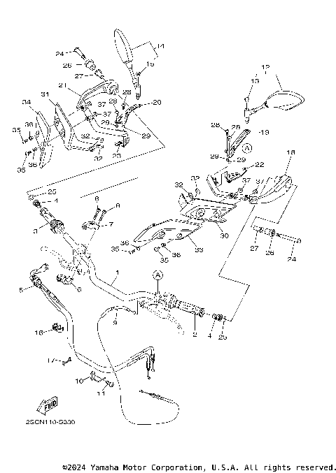 STEERING HANDLE CABLE