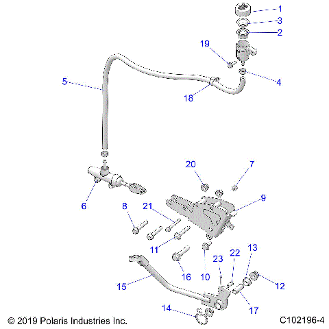 BRAKES, BRAKE PEDAL and MASTER CYLINDER - A24SGE95PT (C102196-4)