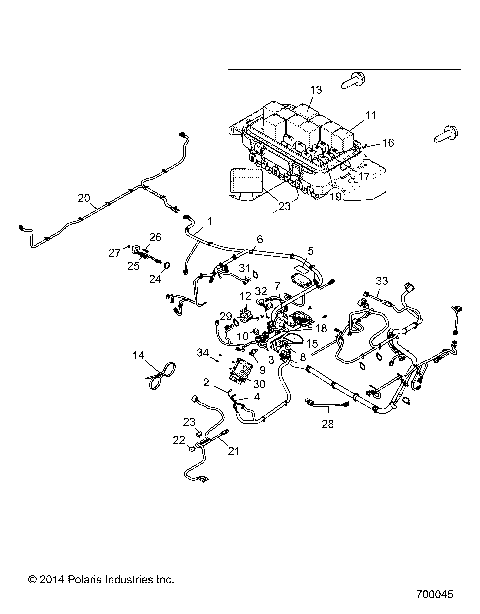 ELECTRICAL, HARNESS - R16B2PD1AA (700045)