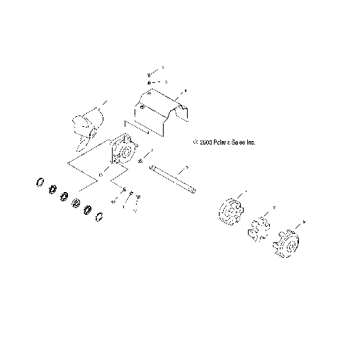 DRIVE SYSTEM - W045402DA (4990599059A10)