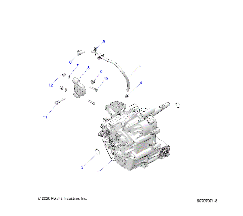 DRIVE TRAIN, MAIN GEARCASE MOUNTING