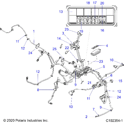 ELECTRICAL, HARNESS - A26SGE95AB (C102354-1)