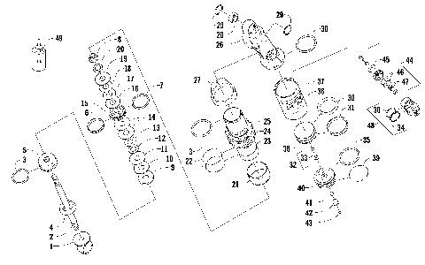 REAR SUSPENSION FRONT ARM SHOCK ABSORBER [90472]