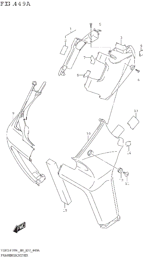 FRAME HEAD COVER (VZR1800)