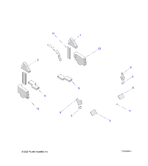 BODY, SEALING FOAM - R25TAS99CK/EK (C700585-1)