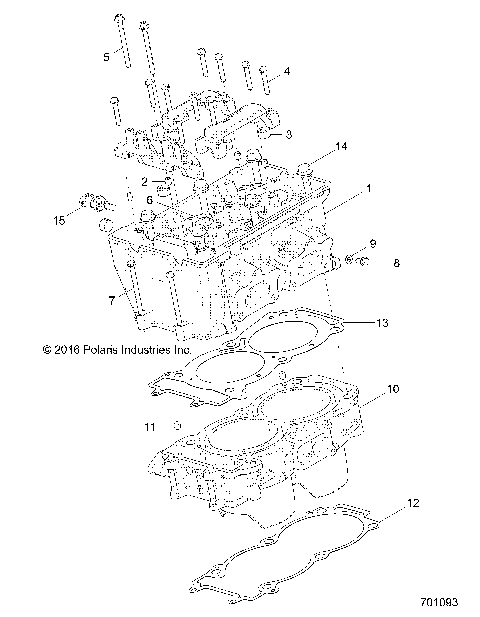 ENGINE, CYLINDER and HEAD - Z18VBA87B2/E87BK/BU/LK/BR (701093)
