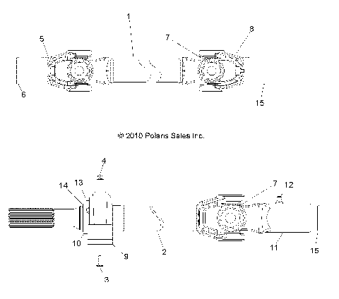 DRIVE TRAIN, FRONT PROP SHAFT - R10WH76AG/AH/AR/AV/WY76AW/AZ (49RGRSHAFTPROP10)